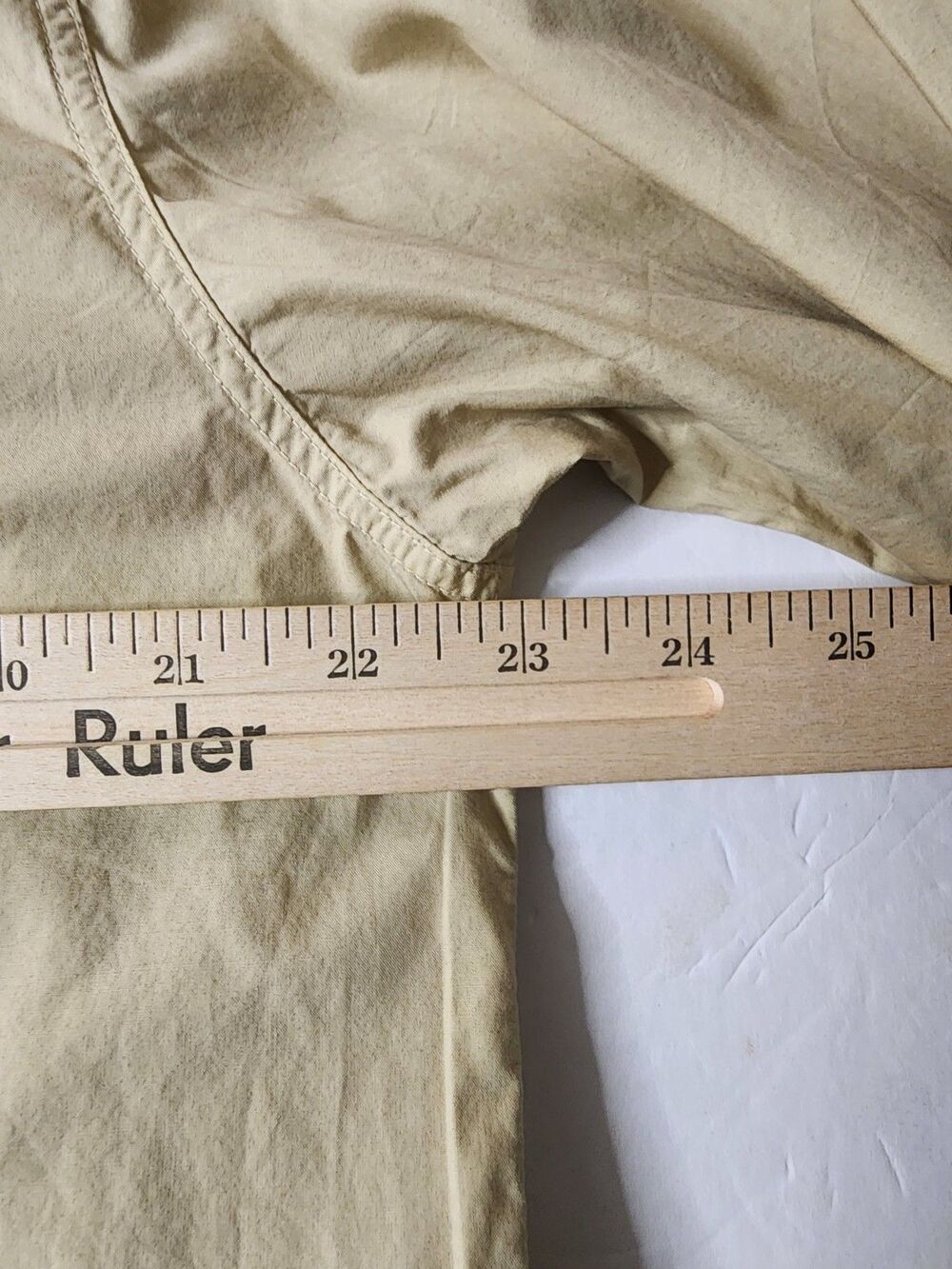 Nili Lotan Kelsey Shirt Womens Medium Khaki USA Made - Picture 4 of 8